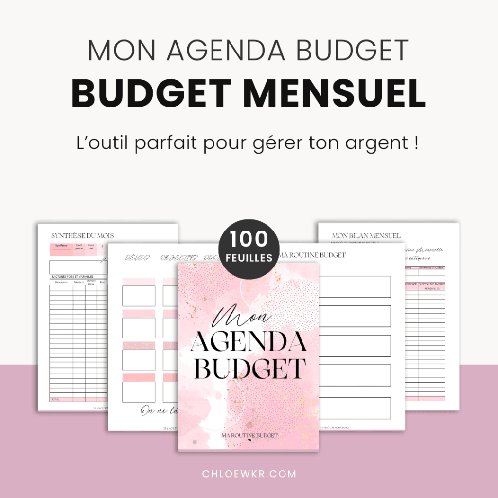 Budget mensuel à imprimer : votre planner avec enveloppes budget