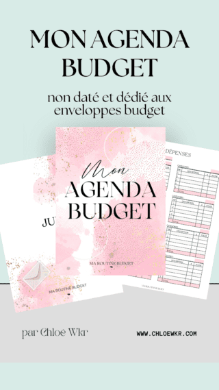 mon agenda budget le meilleur budget planner à imprimer pour vos finances avec les enveloppes budget