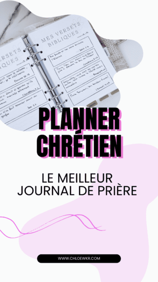 planner chrétien le meilleur outil de prière