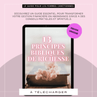 13 CLES BIBLIQUES DE RICHESSE EBOOK - CHLOE WKR