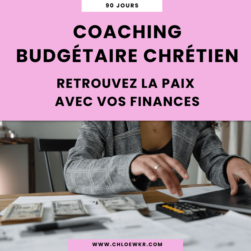 coaching budgétaire chrétien, coaching budgétaire femme chrétienne, accompagnement budgétaire chrétien