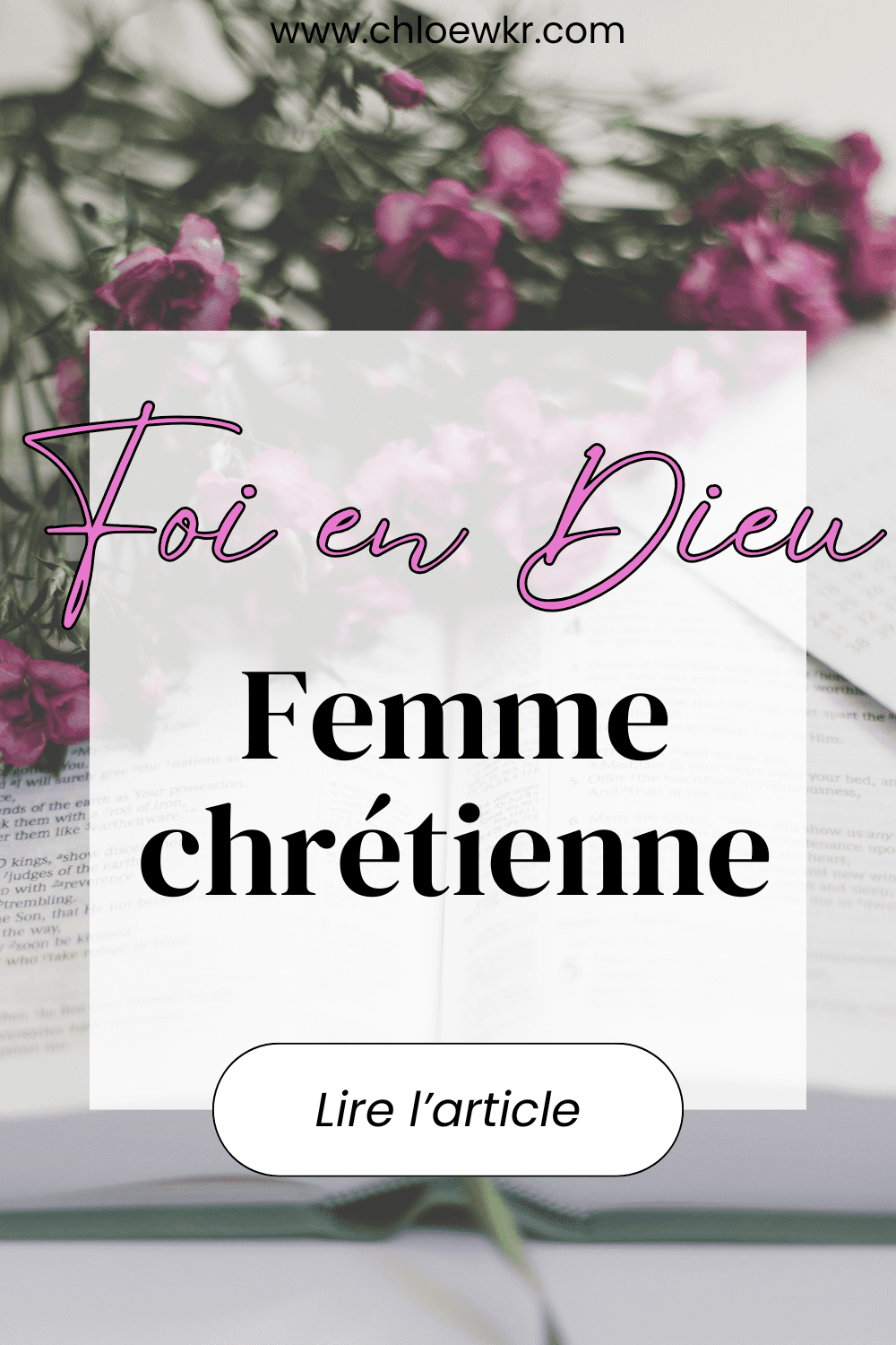 Devenir une femme proche de Dieu