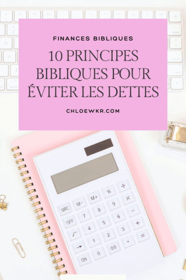 10 principes bibliques pour éviter les dettes selon la bible