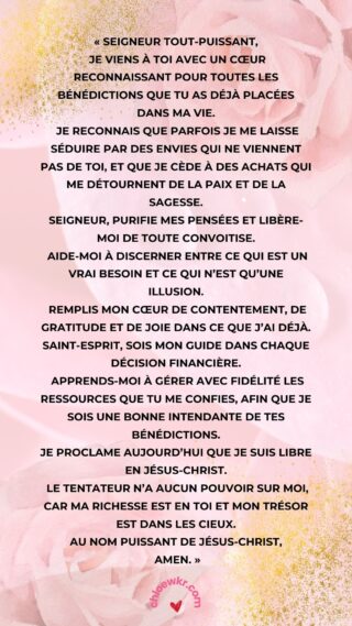 femme chrétienne Comment résister aux achats inutiles ? chloé wkr coach budget, prière chrétienne