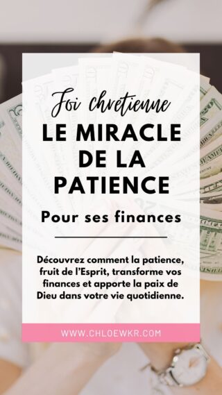 Le Miracle de la Patience , finances chrétiennes