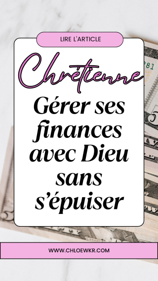 Gérer ses finances avec Dieu sans s’épuiser