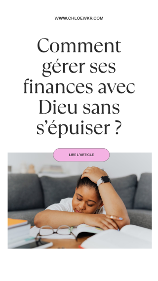 comment gérer ses finances avec Dieu sans s’épuiser