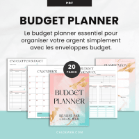 Budget planner pdf enveloppes budget
