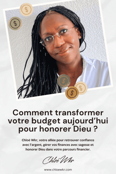 Chloé Wkr votre coach suisse en budget chrétien