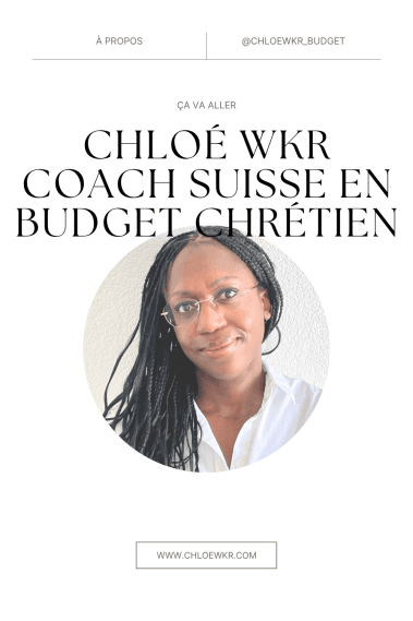 Chloé wkr coach suisse en budget chrétien