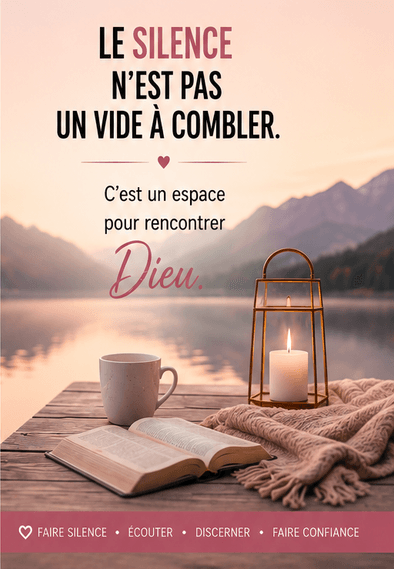 comment écouter Dieu dans le silence, le silence n'est pas un vide à combler, chloé wkr coach chrétienne